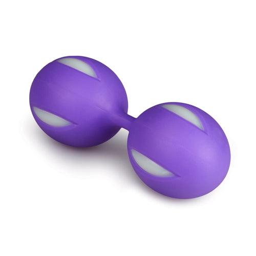 Wiggle Duo Vaginaballetjes - Paars/Wit - PlayForFun Wiggle Duo Vaginaballetjes - Paars/Wit - PlayForFun