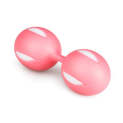 Wiggle Duo Vaginaballetjes - Roze/Wit - PlayForFun Wiggle Duo Vaginaballetjes - Roze/Wit - PlayForFun