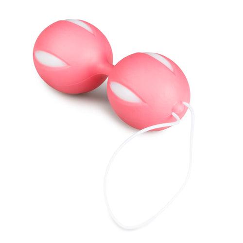 Wiggle Duo Vaginaballetjes - Roze/Wit - PlayForFun Wiggle Duo Vaginaballetjes - Roze/Wit - PlayForFun