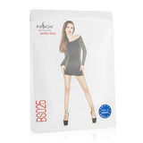 Wit mini jurkje met netstof mouwen - PlayForFun