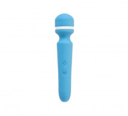 Wonderlust - Destiny Wand Vibrator - Blauw - PlayForFun
