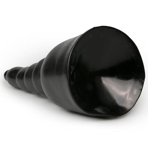 XXL Dildo 33.5 cm - Zwart - PlayForFun XXL Dildo 33.5 cm - Zwart - PlayForFun