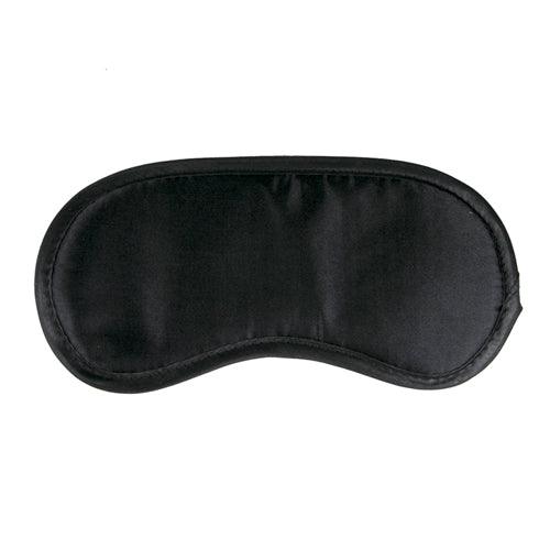 Zwart satijnen oogmasker - PlayForFun