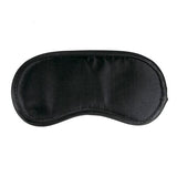 Zwart satijnen oogmasker - PlayForFun