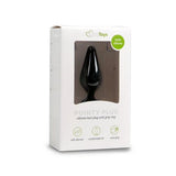 Zwarte buttplug met trekring - medium - PlayForFun