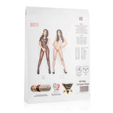 Zwarte Catsuit - open kruis - PlayForFun