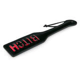 Zwarte Leren Paddle - Bitch - PlayForFun