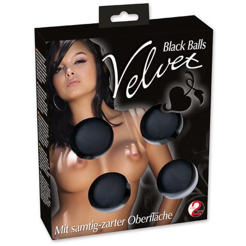 zwarte Love Balletjes met 4 ballen - PlayForFun zwarte Love Balletjes met 4 ballen - PlayForFun
