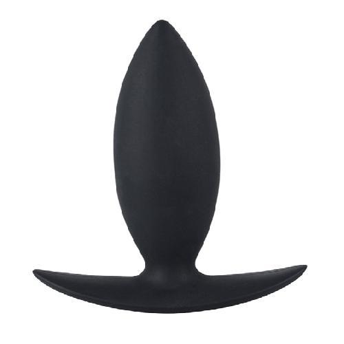 Zwarte slanke buttplug - PlayForFun