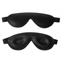 Strict Leather Padded Blindfold - PlayForFun