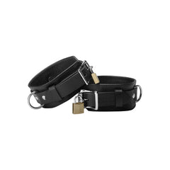 Strict Leather Deluxe Locking Cuffs - Small - PlayForFun