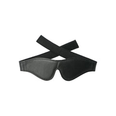 Strict Leather Velcro Blindfold - PlayForFun