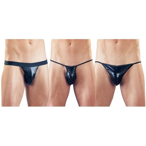 3-Delige Wetlook String Set - PlayForFun