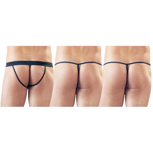 3-Delige Wetlook String Set - PlayForFun