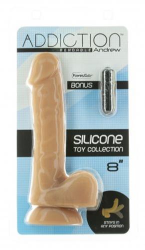 Addiction - Andrew Flexibele Dildo - 19 cm - PlayForFun