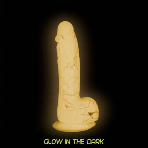 Addiction - Brandon Glow In The Dark Dildo - 18 cm - PlayForFun