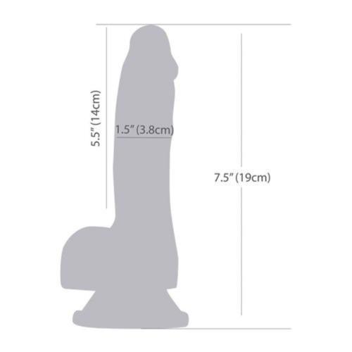 Addiction - Brandon Glow In The Dark Dildo - 18 cm - PlayForFun