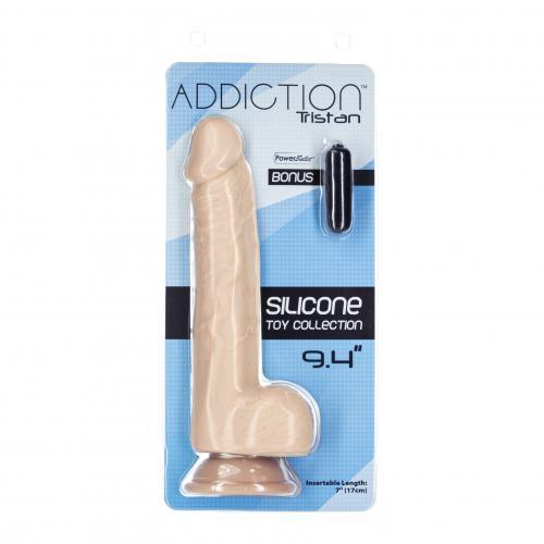 Addiction - Tristan Dildo Met Zuignap - 24 cm - PlayForFun