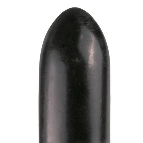 All Black Dildo 22.5 cm - Zwart - PlayForFun