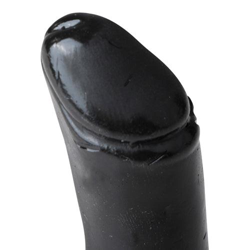 All Black Realistische Dildo Met Balzak - 7 cm - PlayForFun