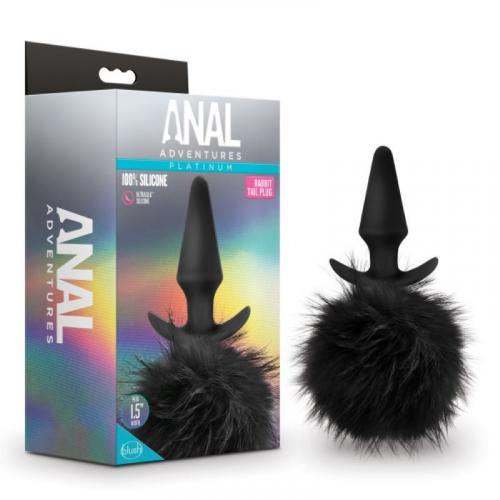 Anal Adventures Platinum - Rabbit Tail Anaal Plug - PlayForFun