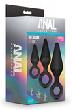 Anal Adventures Platinum - Siliconen Anaal Plug Set - PlayForFun