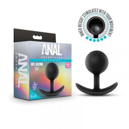 Anal Adventures Platinum - Vibra Siliconen Anaal Plug - PlayForFun