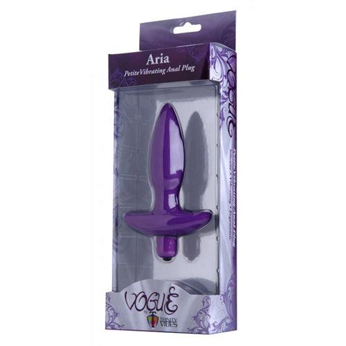 Aria Siliconen Vibrerende Buttplug - Small - PlayForFun