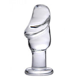 Asvini Glazen Buttplug - Transparant - PlayForFun