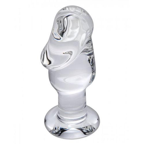 Asvini Glazen Buttplug - Transparant - PlayForFun