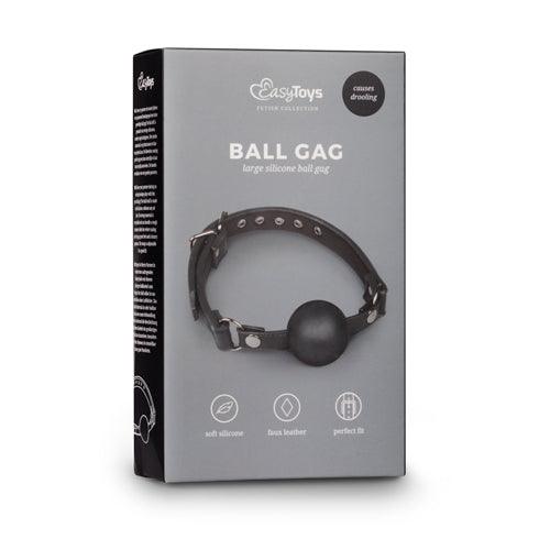 Ball Gag Met Grote Siliconen Bal - PlayForFun