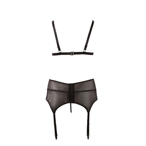 BH Jarretel Set - Zwart - PlayForFun