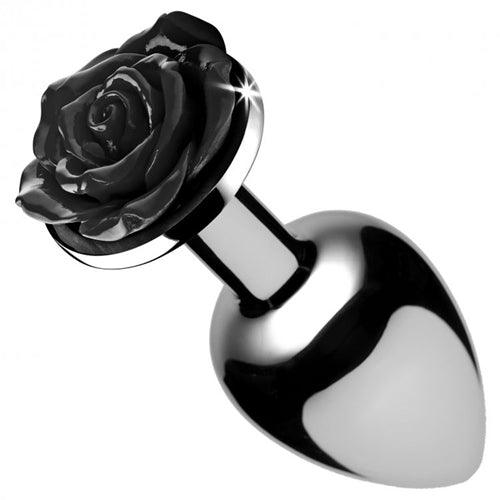 Black Rose Buttplug - Small - PlayForFun