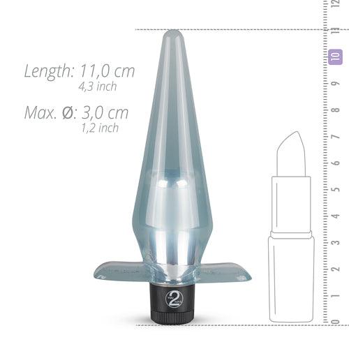 Blauwe Vibrerende Buttplug - PlayForFun