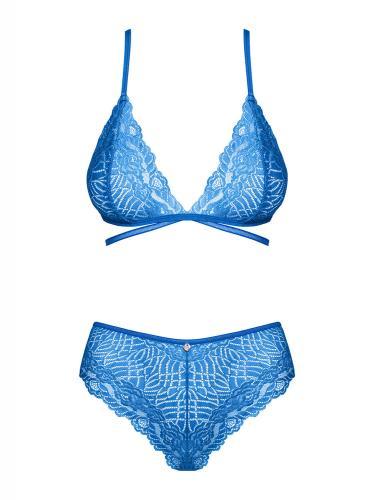 Bluellia Kanten BH Set - Blauw - PlayForFun