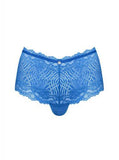 Bluellia Kanten Boyshort - Blauw - PlayForFun