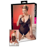 Body Met Open Kruis - Zwart - PlayForFun