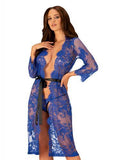 Cobaltess Kanten Kimono - Blauw - PlayForFun