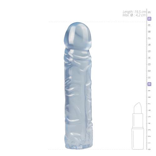 Crystal Jellies Classic Dildo - Lichtblauw - PlayForFun