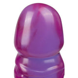 Crystal Jellies Classic Dildo - Paars - PlayForFun