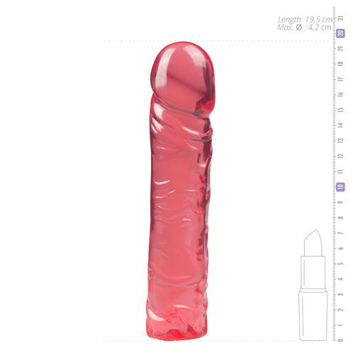 Crystal Jellies Classic Dildo - Roze - PlayForFun