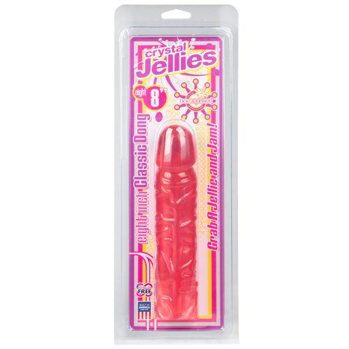 Crystal Jellies Classic Dildo - Roze - PlayForFun