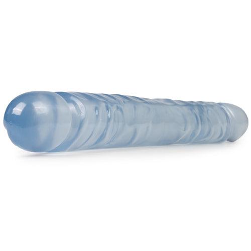 Crystal Jellies Dubbel Dildo - Lichblauw - PlayForFun