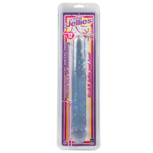 Crystal Jellies Dubbel Dildo - Lichblauw - PlayForFun