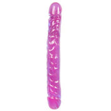 Crystal Jellies Dubbel Dildo - Paars - PlayForFun