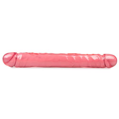 Crystal Jellies Dubbel Dildo - Roze - PlayForFun