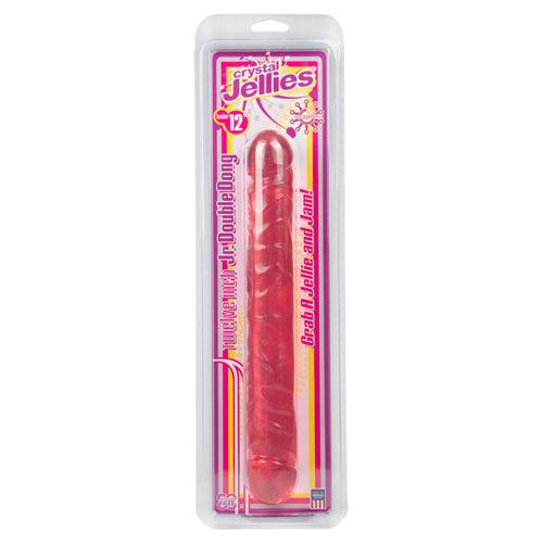 Crystal Jellies Dubbel Dildo - Roze - PlayForFun