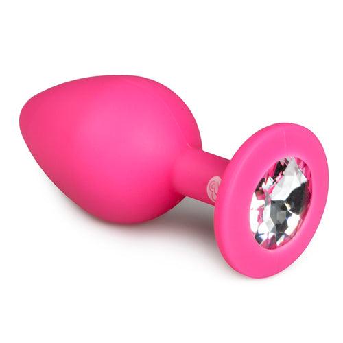 Diamond Plug Medium - Roze - PlayForFun