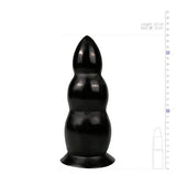 Dildo 23 cm - Zwart - PlayForFun