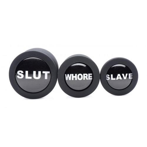 Dirty Words Buttplug Set - PlayForFun